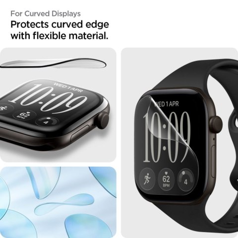 FOLIA HYDROŻELOWA SPIGEN ELITE SHIELD "EZ FIT" 2-PACK APPLE WATCH 12 (42 MM) CLEAR