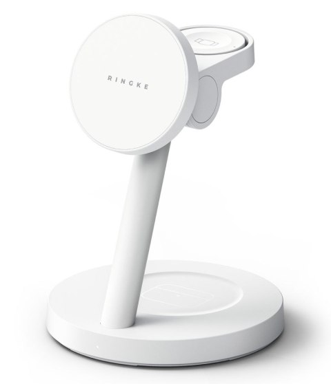RINGKE 3IN1 MAGNETIC MAGSAFE WIRELESS CHARGER 25W QI2.2 WHITE