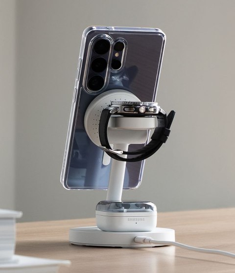 RINGKE 3IN1 MAGNETIC MAGSAFE WIRELESS CHARGER 25W QI2.2 WHITE
