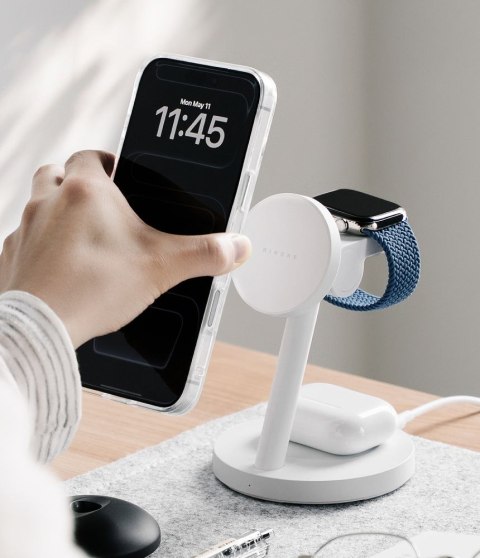 RINGKE 3IN1 MAGNETIC MAGSAFE WIRELESS CHARGER 25W QI2.2 WHITE