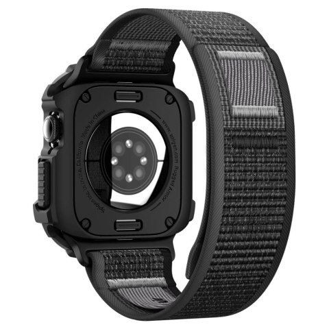 SPIGEN ATHLEX AIR + RUGGED ARMOR APPLE WATCH 10 / 11 / 12 (46 MM) ACTIVE BLACK/GREY