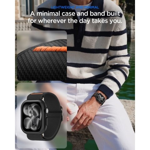 SPIGEN FIT LITE ULTRA + THIN FIT APPLE WATCH 10 / 11 / 12 (46 MM) BLACK