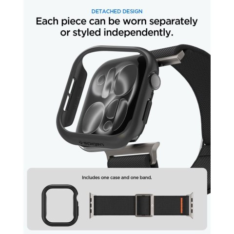 SPIGEN FIT LITE ULTRA + THIN FIT APPLE WATCH 10 / 11 / 12 (46 MM) BLACK
