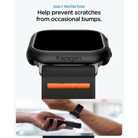 SPIGEN FIT LITE ULTRA + THIN FIT APPLE WATCH 10 / 11 / 12 (46 MM) BLACK