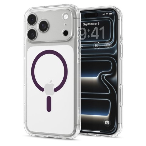 SPIGEN ULTRA HYBRID MAGSAFE IPHONE 17 PRO / 18 PRO CLEAR/BURGUNDY