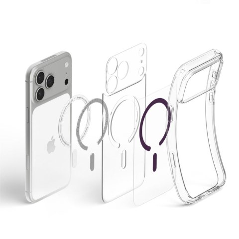 SPIGEN ULTRA HYBRID MAGSAFE IPHONE 17 PRO / 18 PRO CLEAR/BURGUNDY