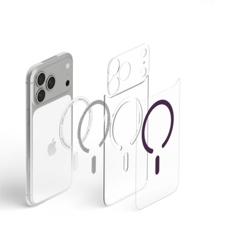 SPIGEN ULTRA HYBRID MAGSAFE IPHONE 17 PRO / 18 PRO CLEAR/BURGUNDY