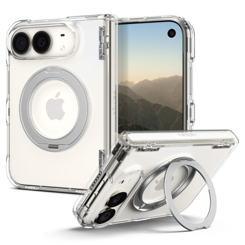 SPIGEN ULTRA HYBRID PRO "S" MAG MAGSAFE IPHONE DUO CRYSTAL CLEAR/WHITE