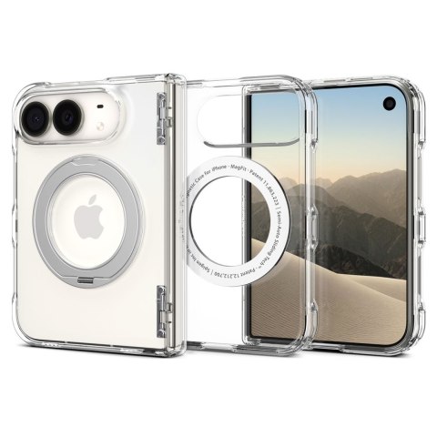 SPIGEN ULTRA HYBRID PRO "S" MAG MAGSAFE IPHONE DUO CRYSTAL CLEAR/WHITE