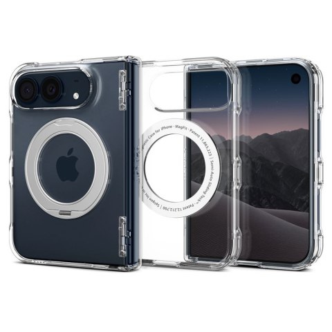 SPIGEN ULTRA HYBRID PRO "S" MAG MAGSAFE IPHONE DUO CRYSTAL CLEAR/WHITE