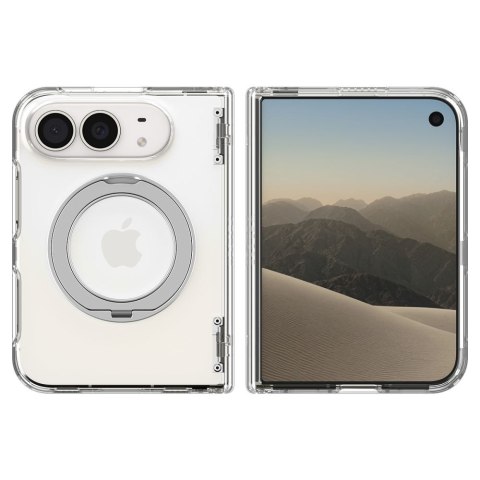 SPIGEN ULTRA HYBRID PRO "S" MAG MAGSAFE IPHONE DUO CRYSTAL CLEAR/WHITE