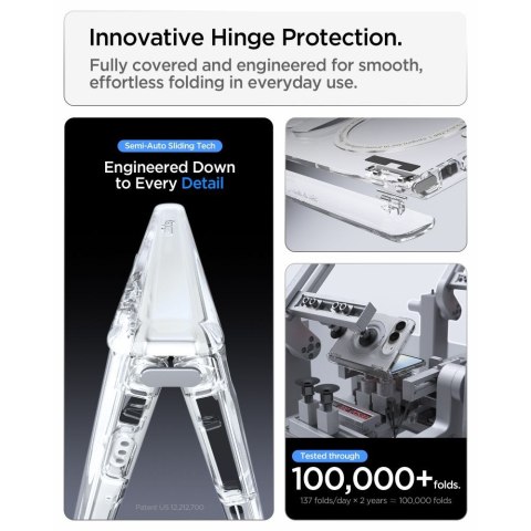 SPIGEN ULTRA HYBRID PRO "S" MAG MAGSAFE IPHONE DUO CRYSTAL CLEAR/WHITE