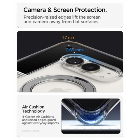 SPIGEN ULTRA HYBRID PRO "S" MAG MAGSAFE IPHONE DUO CRYSTAL CLEAR/WHITE