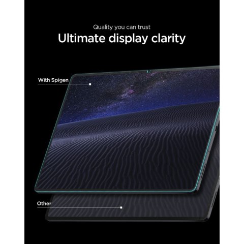 SZKŁO HARTOWANE SPIGEN GLAS.TR "EZ FIT PRO" AC GALAXY TAB S12+ PLUS 12.6 X840 / X846B CLEAR