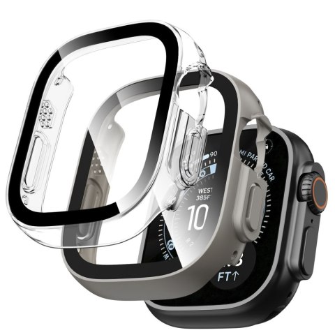 TECH-PROTECT DEFENSE 2-PACK APPLE WATCH ULTRA 1 / 2 / 3 / 4 (49 MM) TITANIUM & CLEAR