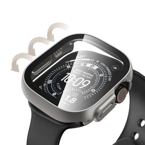 TECH-PROTECT DEFENSE 2-PACK APPLE WATCH ULTRA 1 / 2 / 3 / 4 (49 MM) TITANIUM & CLEAR