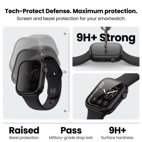 TECH-PROTECT DEFENSE APPLE WATCH 12 (42 MM) PRIVACY
