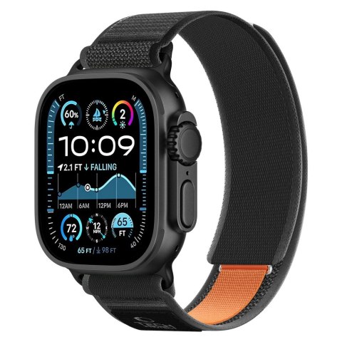 TECH-PROTECT NYLON ELITE APPLE WATCH 8 / 9 / 10 / 11 / 12 / SE / ULTRA (44 / 45 / 46 / 49 MM) BLACK/ORANGE