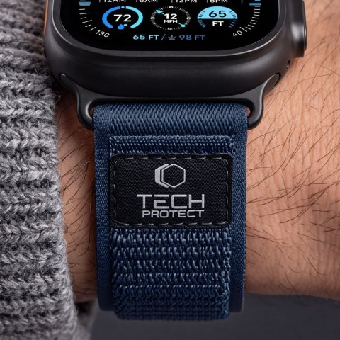 TECH-PROTECT NYLON ELITE APPLE WATCH 8 / 9 / 10 / 11 / 12 / SE / ULTRA (44 / 45 / 46 / 49 MM) NAVY/ORANGE