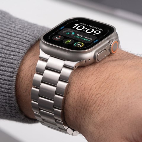 TECH-PROTECT STAINLESS APPLE WATCH 8 / 9 / 10 / 11 / 12 / SE / ULTRA (44 / 45 / 46 / 49 MM) SILVER