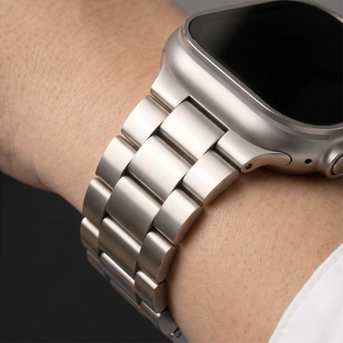 TECH-PROTECT STAINLESS APPLE WATCH 8 / 9 / 10 / 11 / 12 / SE / ULTRA (44 / 45 / 46 / 49 MM) STARLIGHT