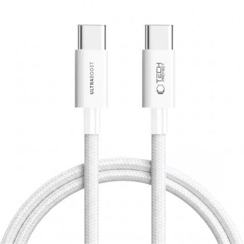 TECH-PROTECT ULTRABOOST LITE USB-C CABLE PD 60W / 3A 150CM WHITE