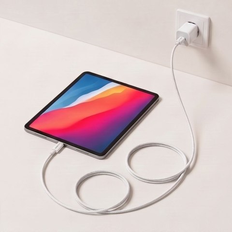 TECH-PROTECT ULTRABOOST LITE USB-C CABLE PD 60W / 3A 150CM WHITE