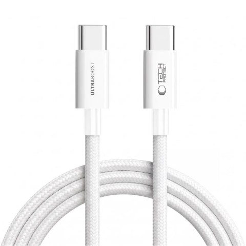TECH-PROTECT ULTRABOOST LITE USB-C CABLE PD 60W / 3A 300CM WHITE