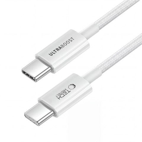 TECH-PROTECT ULTRABOOST LITE USB-C CABLE PD 60W / 3A 300CM WHITE