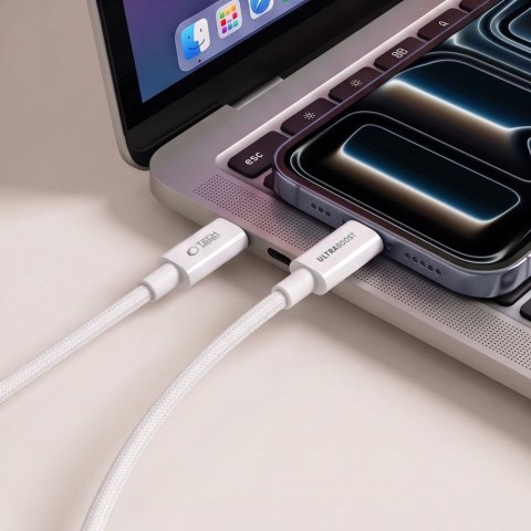 TECH-PROTECT ULTRABOOST LITE USB-C CABLE PD 60W / 3A 300CM WHITE
