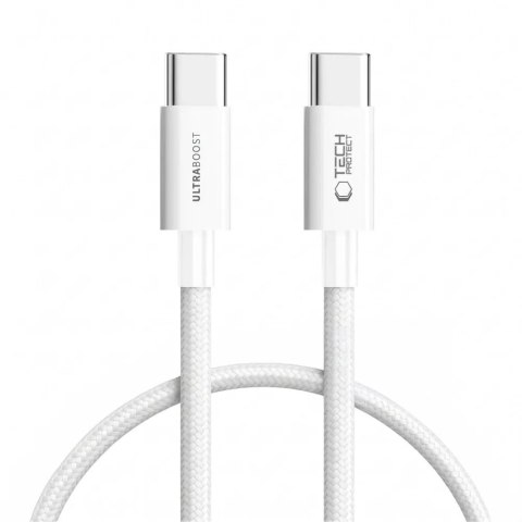TECH-PROTECT ULTRABOOST LITE USB-C CABLE PD 60W / 3A 50CM WHITE