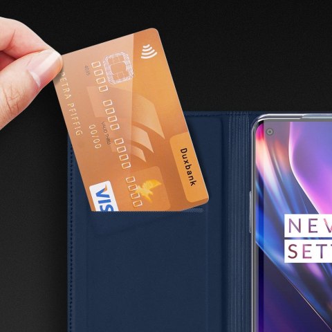 Etui z klapką DUX DUCIS Skin Pro do OnePlus 8 niebieski