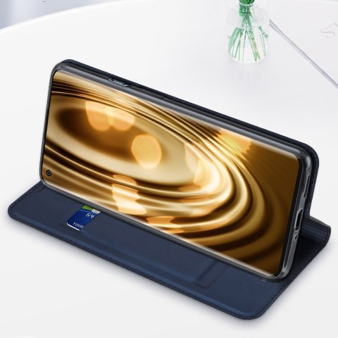 Etui z klapką DUX DUCIS Skin Pro do OnePlus 8 niebieski