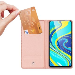 Etui z klapką DUX DUCIS Skin Pro do Xiaomi Redmi Note 9S / 9 Pro / 9 Pro Max różowy