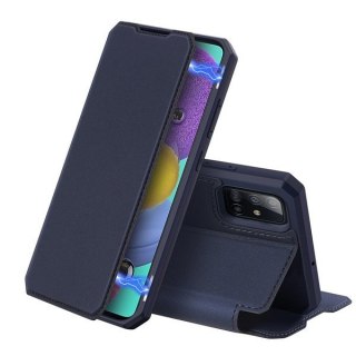 Etui pokrowiec z klapką DUX DUCIS Skin X do Samsung Galaxy A51 niebieski