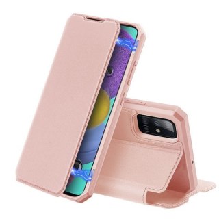 Etui z klapką DUX DUCIS Skin X do Samsung Galaxy A51 różowy