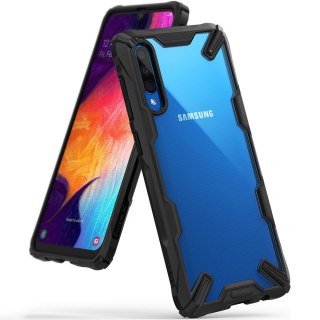 Etui Ringke Fusion X z ramką do Samsung Galaxy A50 czarny