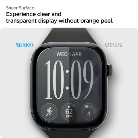 FOLIA HYDROŻELOWA SPIGEN ELITE SHIELD "EZ FIT" 2-PACK APPLE WATCH 12 (46 MM) CLEAR