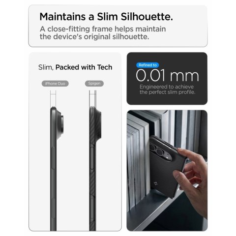 SPIGEN AIRSKIN ARAMID MAGSAFE IPHONE DUO BLACK