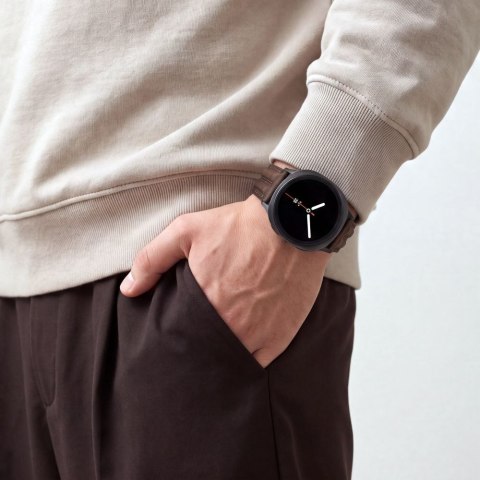 TECH-PROTECT LEATHERFIT CRAFT SAMSUNG GALAXY WATCH 8 / 9 / CLASSIC (40 / 44 / 46 MM) BROWN