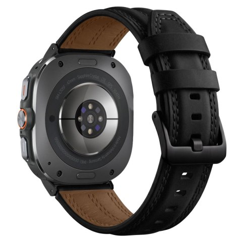 TECH-PROTECT LEATHERFIT CRAFT SAMSUNG GALAXY WATCH ULTRA 1 / 2 2024-2026 (47 MM) BLACK