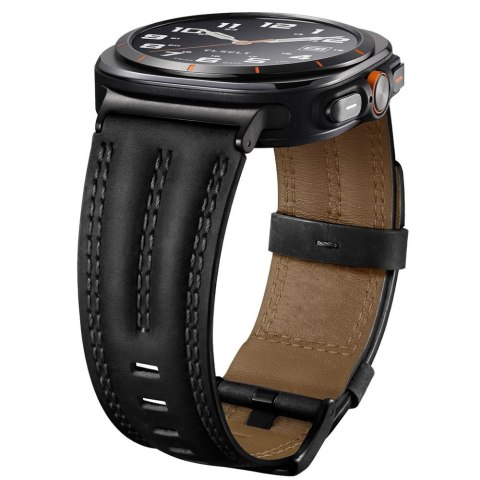 TECH-PROTECT LEATHERFIT CRAFT SAMSUNG GALAXY WATCH ULTRA 1 / 2 2024-2026 (47 MM) BLACK
