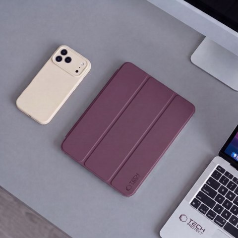 TECH-PROTECT SC PEN HYBRID IPAD 10.9" 10 / 2022 / 11" 11 / 2025 CRYSTAL BURGUNDY