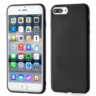 Żelowy pokrowiec etui Soft Matt do iPhone 8 Plus / 7 Plus czarny