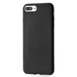 Żelowy pokrowiec etui Soft Matt do iPhone 8 Plus / 7 Plus czarny