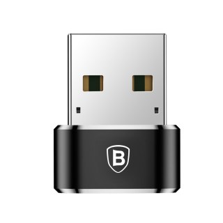 Baseus adapter przejściówka ze złącza USB Type-C na USB czarny (CAAOTG-01)