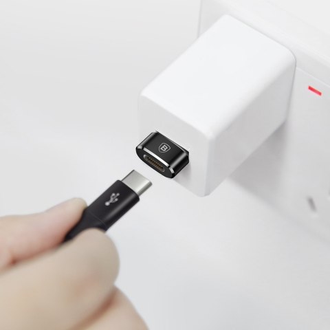 Baseus adapter przejściówka ze złącza USB Type-C na USB czarny (CAAOTG-01)