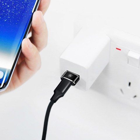 Baseus adapter przejściówka ze złącza USB Type-C na USB czarny (CAAOTG-01)