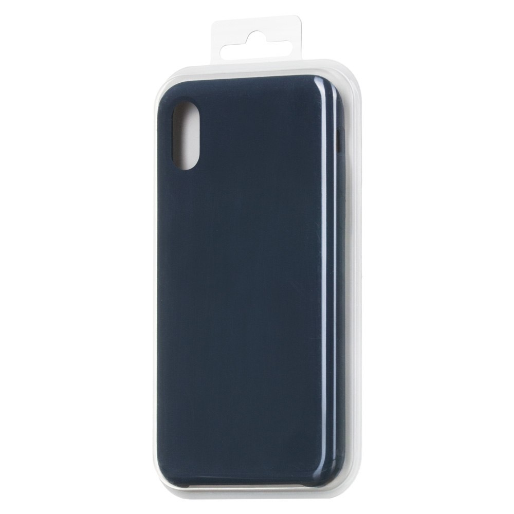 Elastyczne silikonowe etui Silicone Case do iPhone 8 Plus / 7 Plus ciemnoniebieski