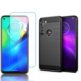 Etui pancerne + szkło do Motorola Moto G8 Power